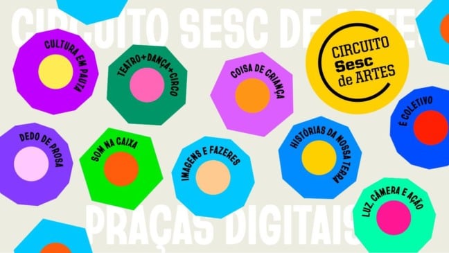 Arte com as praças do Curcuito Sesc de Artes 2021