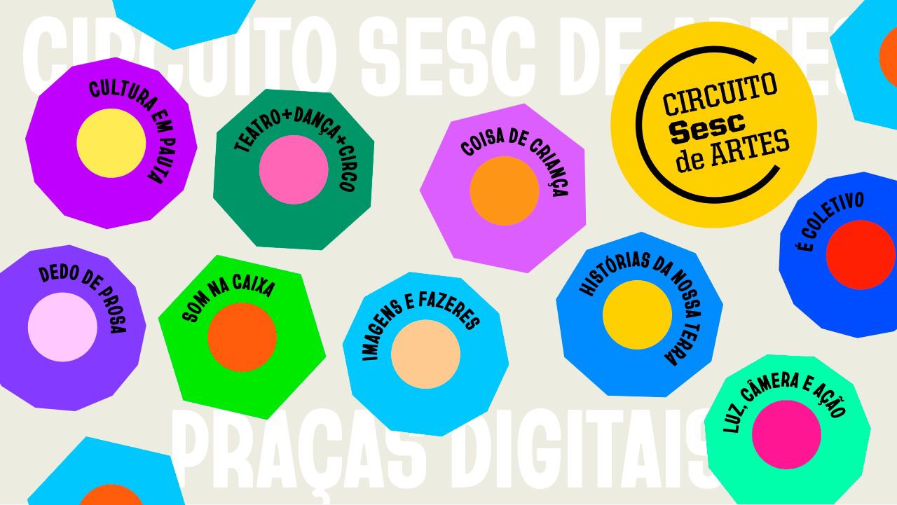 Arte com as praças do Curcuito Sesc de Artes 2021