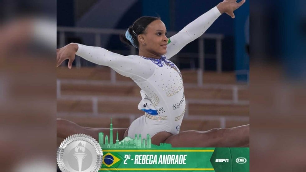 Ginasta brasileira Rebeca Andrade Ginasta brasileira Rebeca Andrade