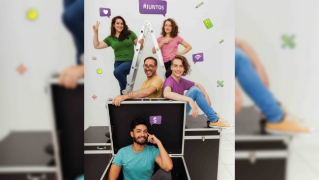 Atores da peça de teatro #Juntos