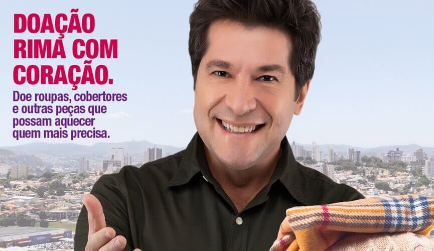 Cantor Daniel cedeu os direitos de sua imagem para iniciativa