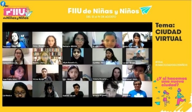 Representantes do Comitê das Crianças de Jundiaí em evento internacional