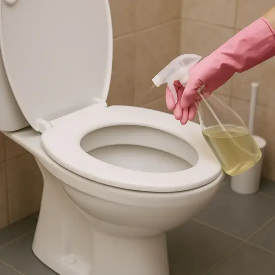 Como eliminar o cheiro de xixi do banheiro usando apenas vinagre