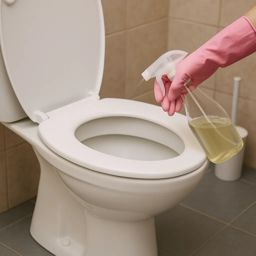 Como eliminar o cheiro de xixi do banheiro usando apenas vinagre