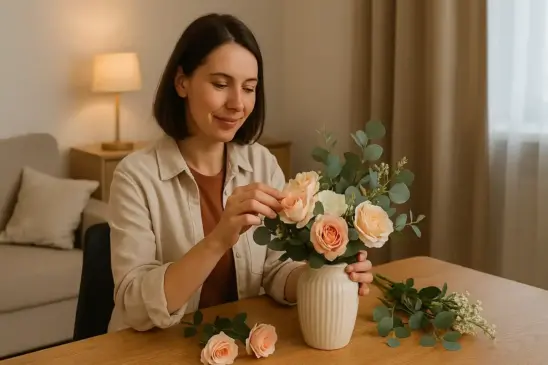 Como fazer arranjos de flores artificiais que parecem reais