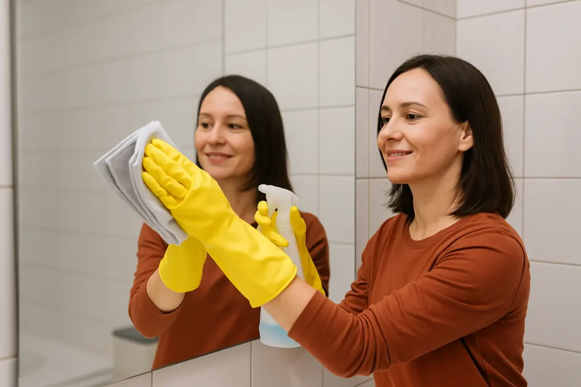 Como limpar espelho sem deixar manchas com 1 mistura potente