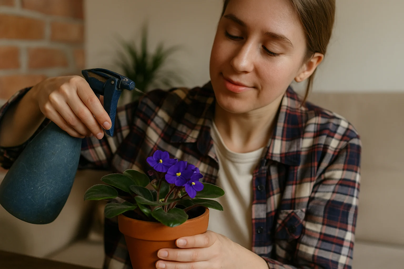 Como manter a violeta florida sem usar adubo industrial