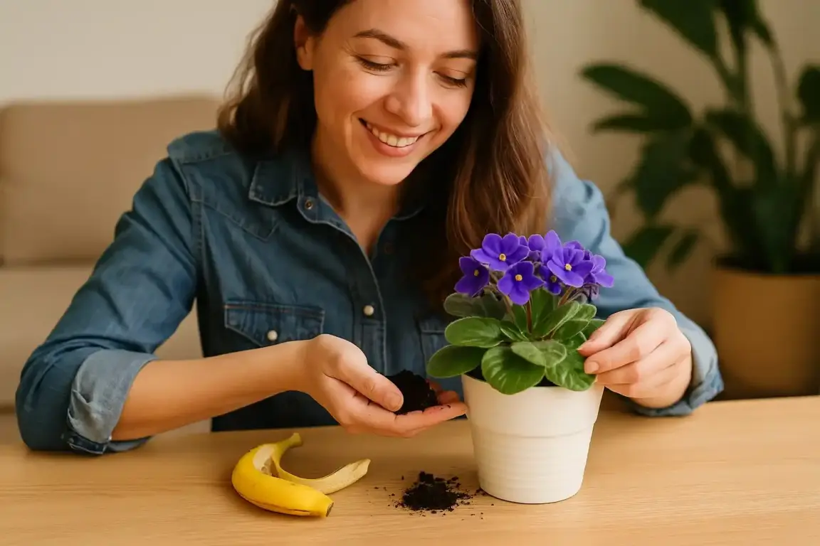 Como manter a violeta florida sem usar adubo industrial