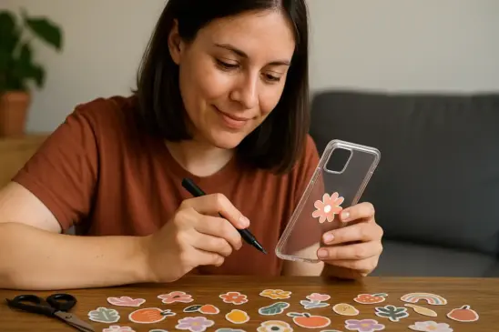 Como personalizar capas de celular usando materiais simples