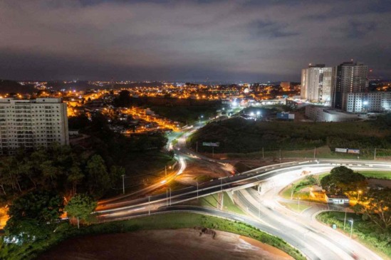 Instalação de iluminação em LED no Complexo Viário da Região Sul é iniciada