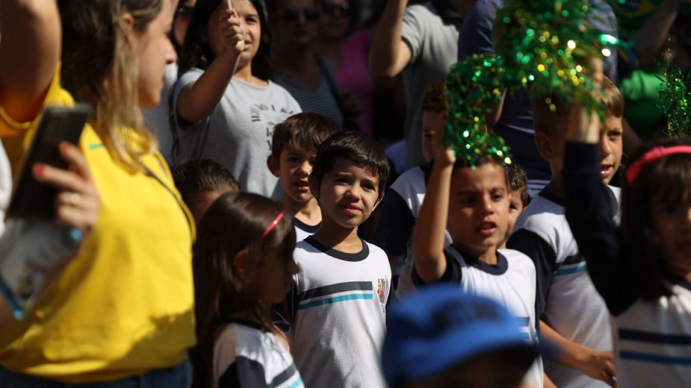 Desfile cívico do 7 de Setembro em Jundiaí