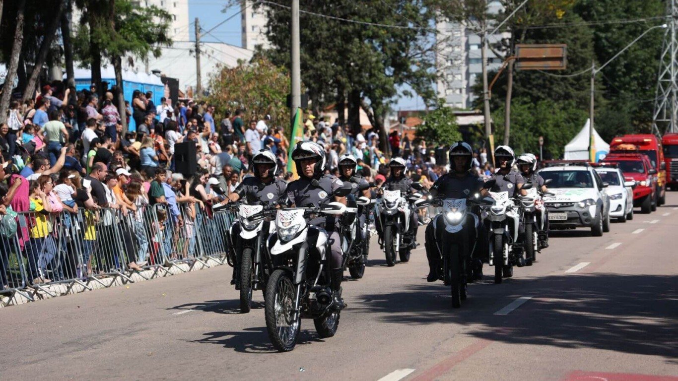 Desfile cívico do 7 de Setembro em Jundiaí