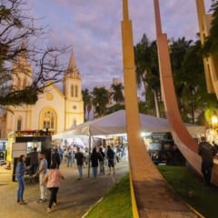 Pessoas no Centor de Jundiaí