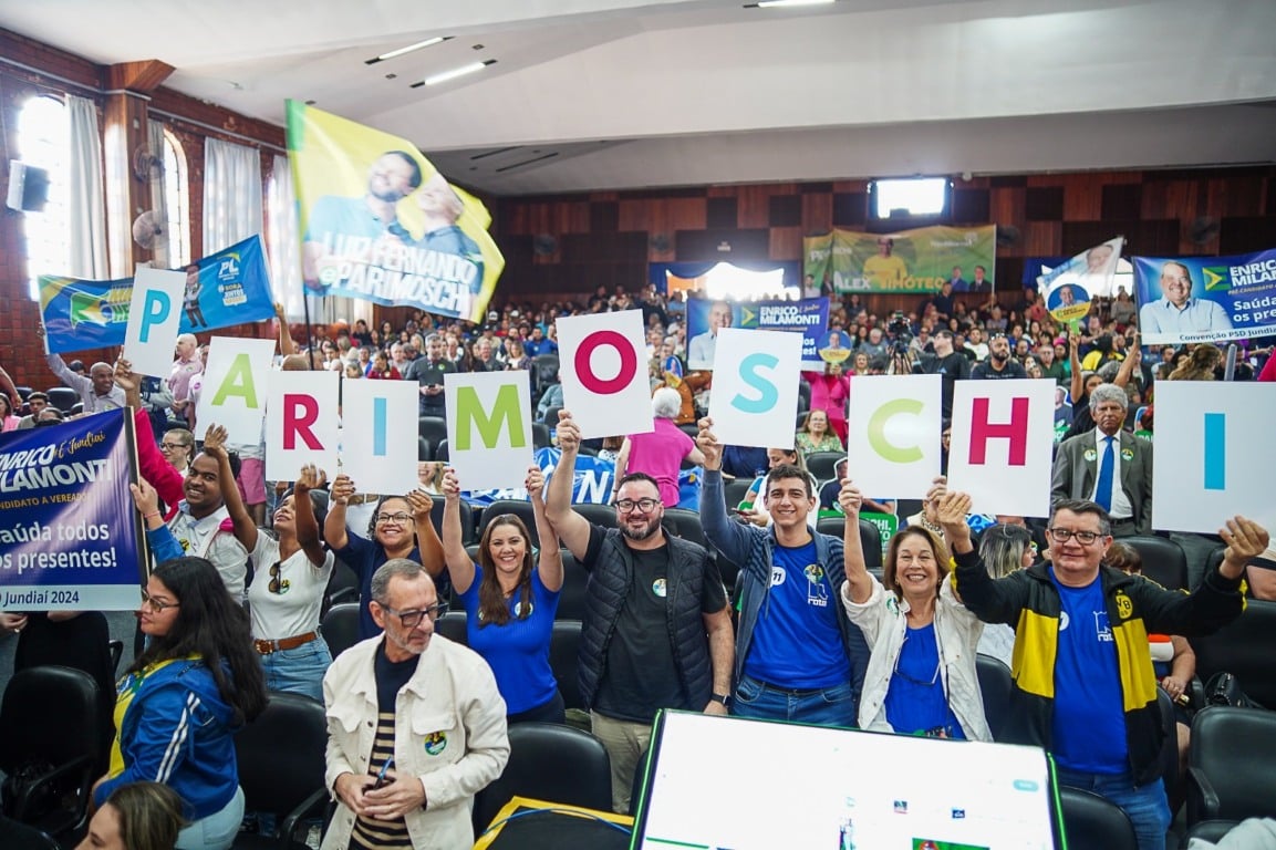 Convenção de pre candidatura de Parimoschi em Jundiaí