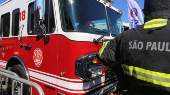 Caminhão do Corpo de Bombeiros