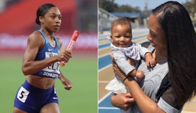 Corredora bate recorde de Bolt após perder patrocínio por causa de gravidez