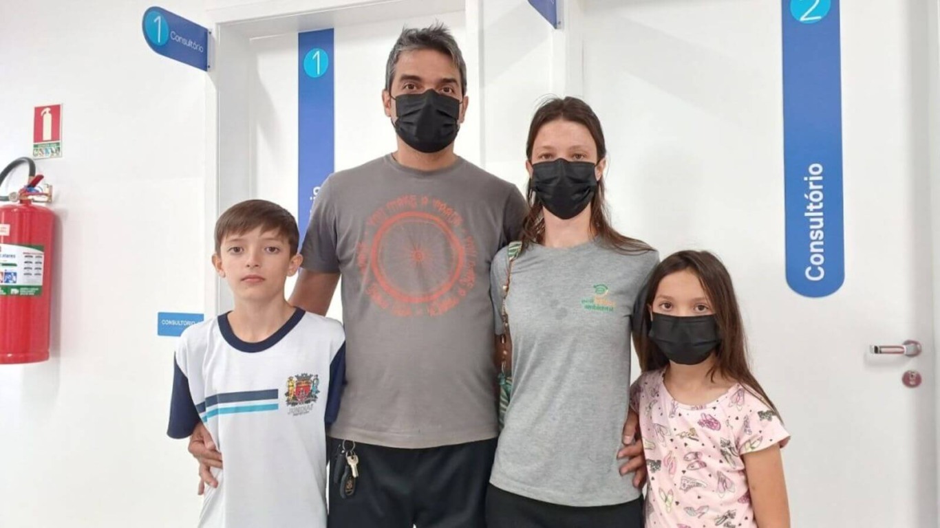 Família vacina em Jundiaí