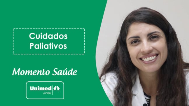 Thumb de vídeo da Unimed com médica em fundo verde