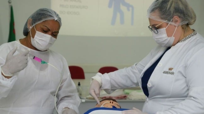 Curso cuidador de idosos (Foto: Prefeitura de Jundiaí)