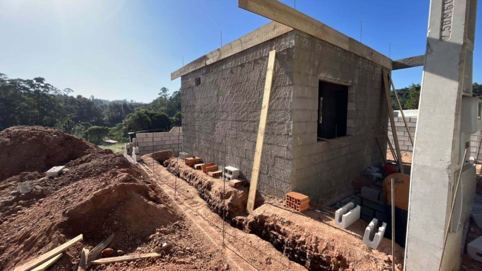 Obras de booster da DAE Jundiaí