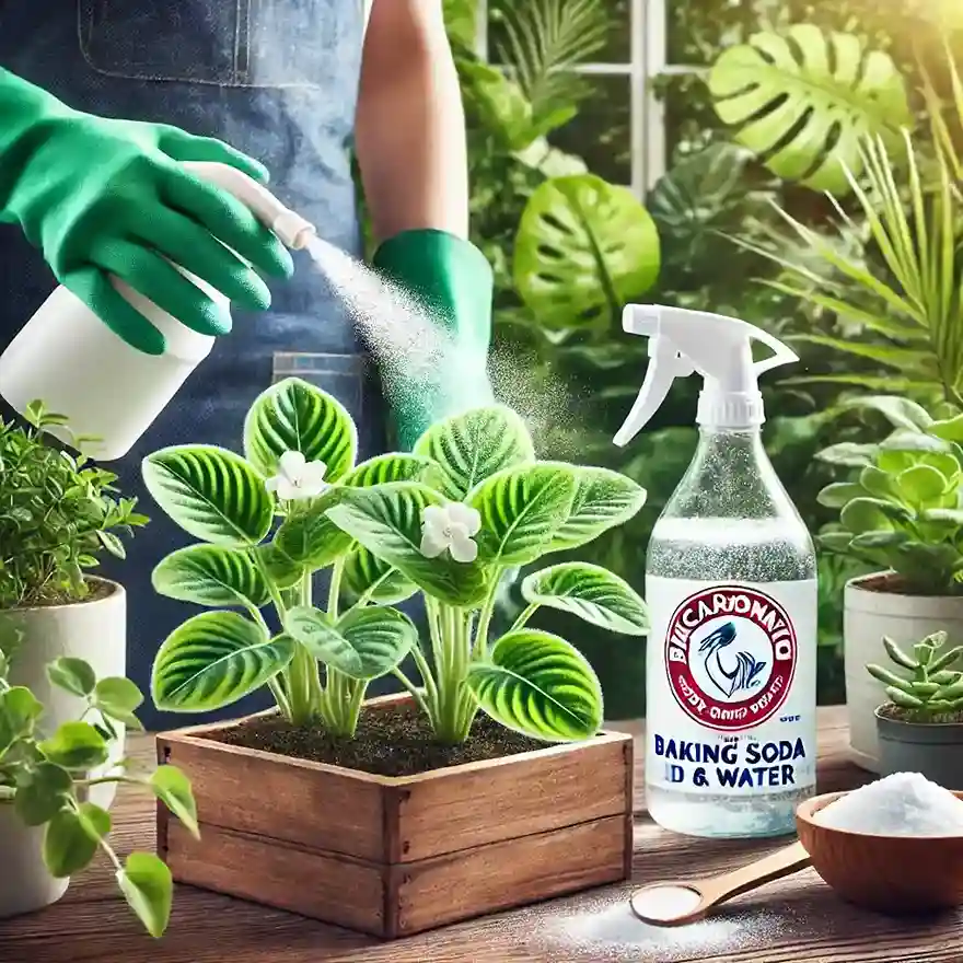 Por que você deve começar a borrifar bicarbonato de sódio nas plantas