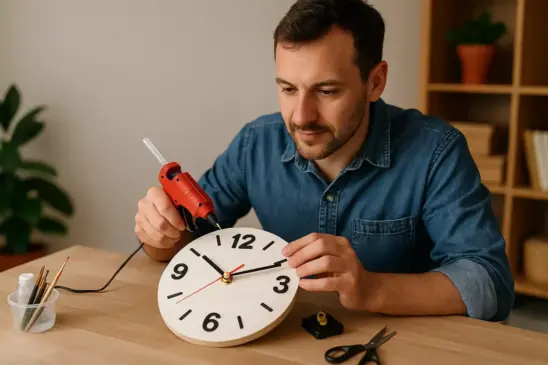 DIY Como criar um relógio de parede personalizado e criativo