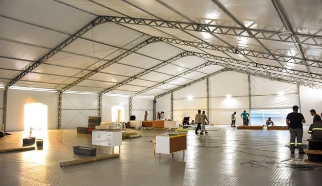 Foto de construção