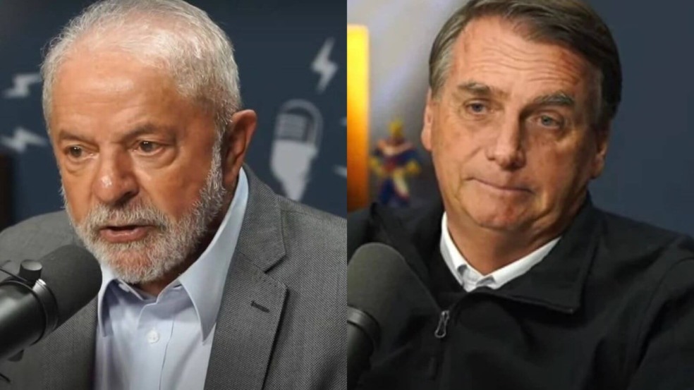 Lula e Bolsonaro em podcast