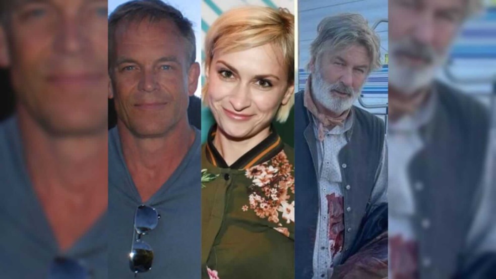 Dave Halls, Halyna Hutchins, e Alec Balwin Dave Halls, Halyna Hutchins, e Alec Balwin