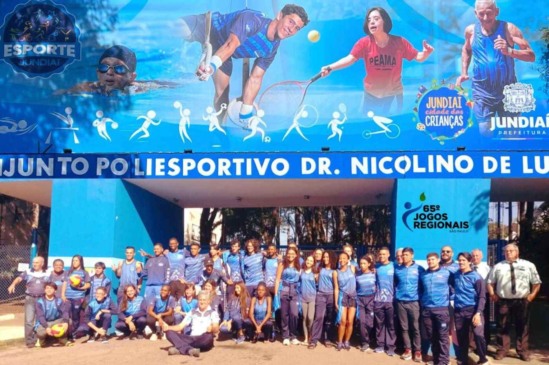 Delegação de Jundiaí segue para Cerquilho, para os Jogos Regionais do Interior. Foto: Prefeitura de Jundiaí