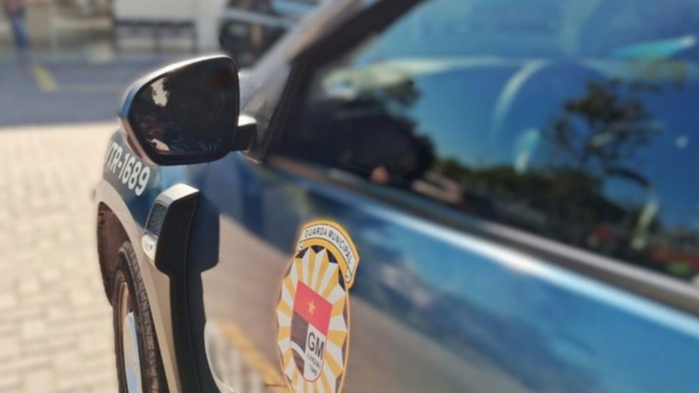 Viatura da Guarda Municipal de Jundiaí, utilizada para deter indivíduo por tráfico de drogas.