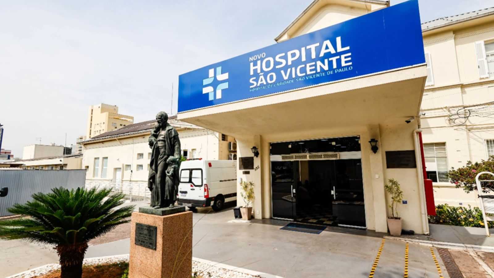 Fachada do Hospital São Vicente.