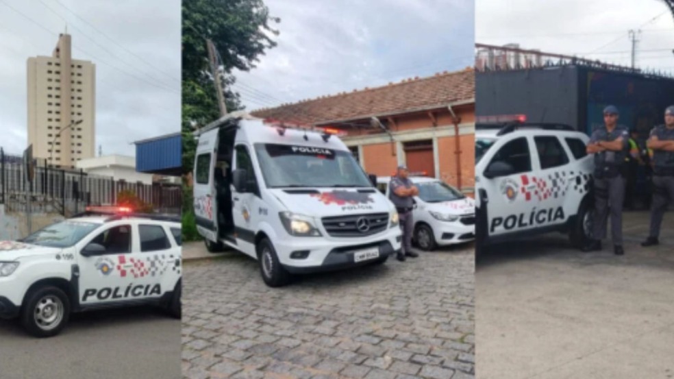 Estações da região com policiamento.