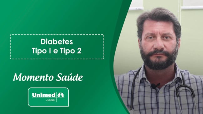 Thumb de vídeo da Unimed com médico em fundo verde