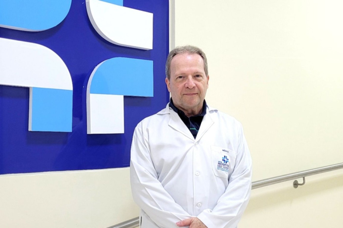 Dr. Eduardo, do Hospital São Vicente, orienta população sobre cuidados no inverno