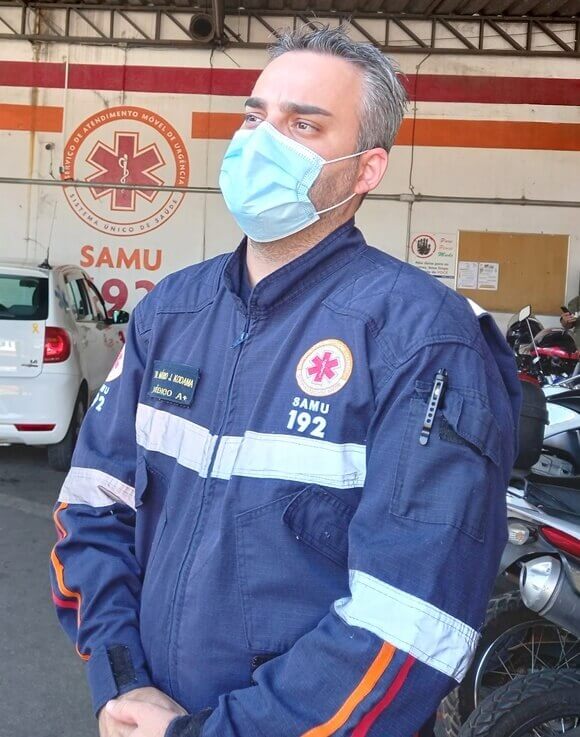 Dr. Mário Jorge Kodama, do Samu Jundiaí