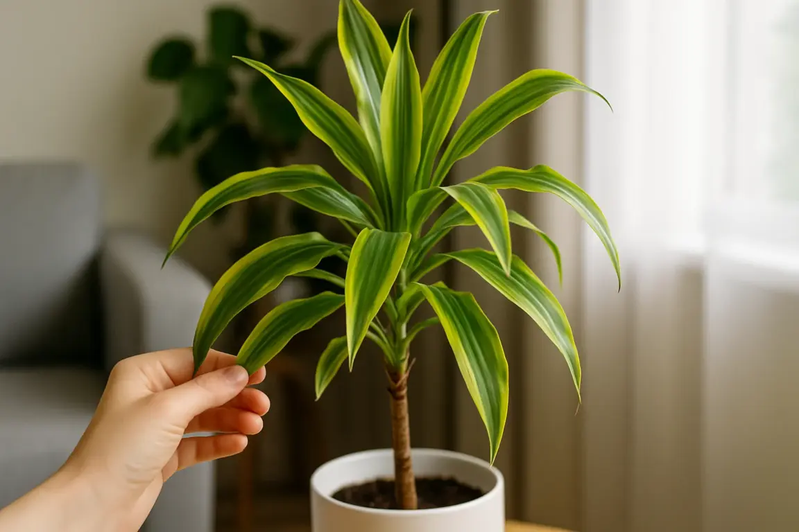 Dracena dica simples evita o amarelamento das pontas das folhas