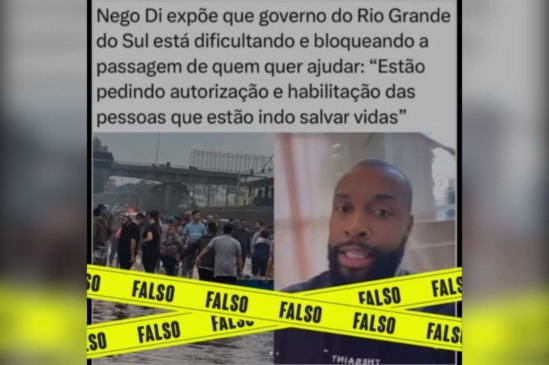 É falso que governo gaúcho está fiscalizando documentação de jet skis e barcos que atuam em resgates