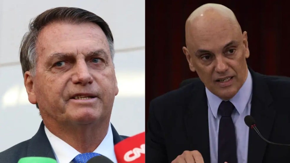 Bolsonaro e Moraes