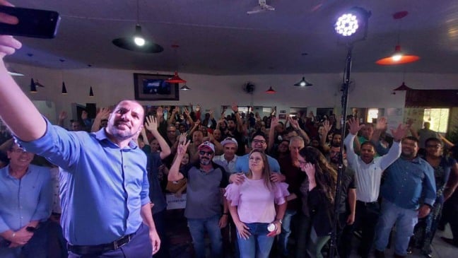 Evento de pré-lançamento de campanha de Edicarlos a deputado federal