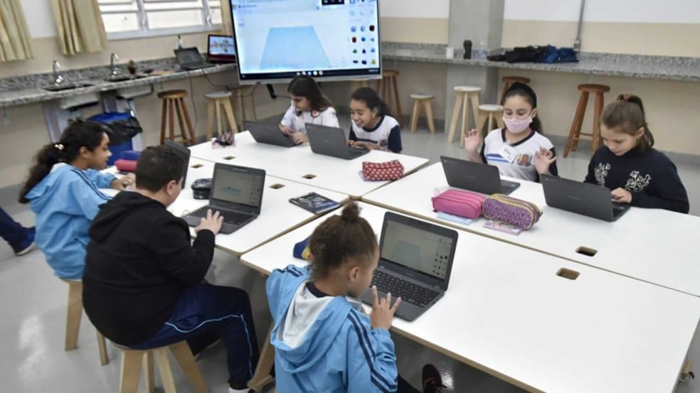 Alunos da EMEB Candelário