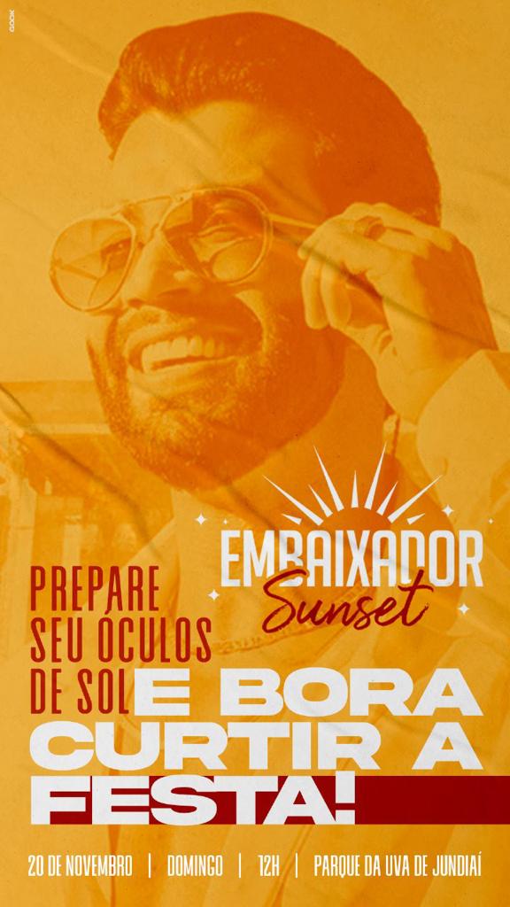 Arte de divulgação para show de Gusttavo Lima