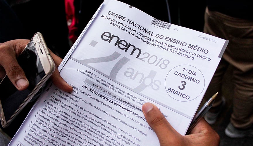 Enem terá aplicação digital em 2020 em fase piloto