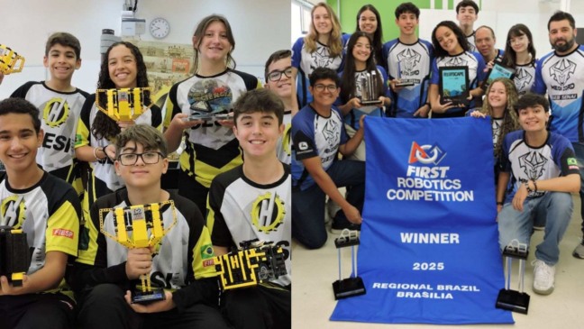 Equipe Heroes e Equipe Megazord