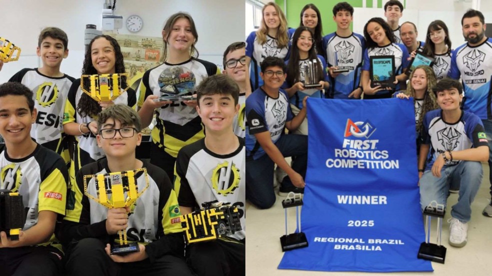 Equipe Heroes e Equipe Megazord