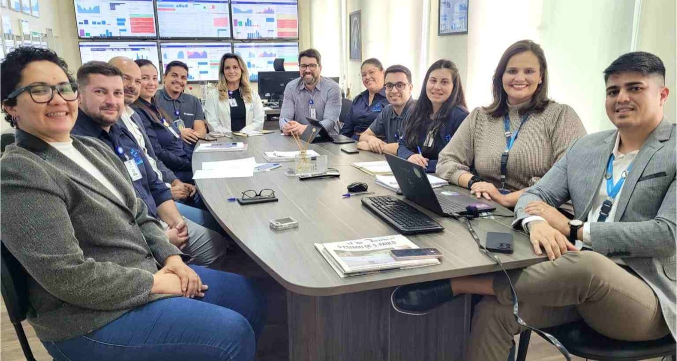 Equipes do Hospital São Vicente se reúnem para alinhamento de informações e definição de novos processos