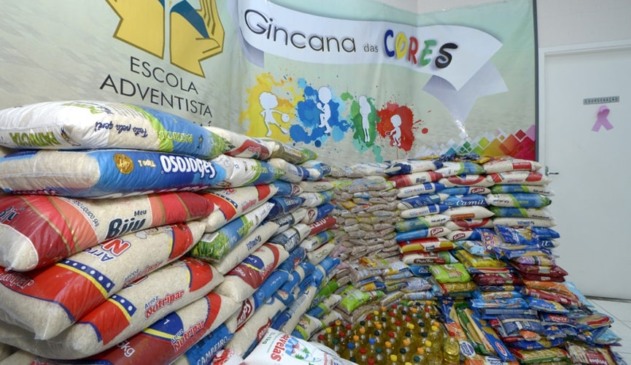 Escola Adventista de Jundiaí arrecada 5 toneladas de alimentos para população carente