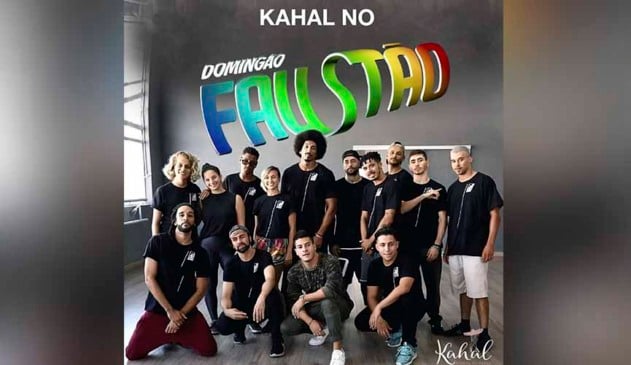 escola de dança kahal no domingão do faustão
