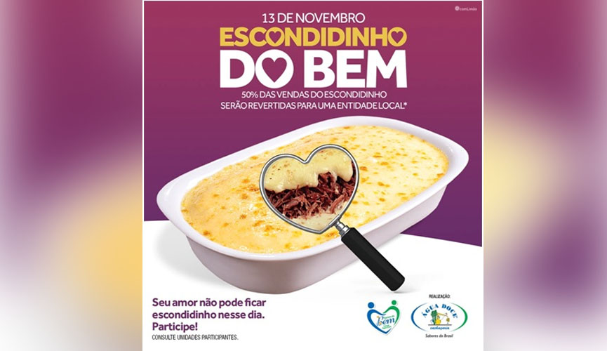 Escondidinho do bem acontece no dia 13 de novembro