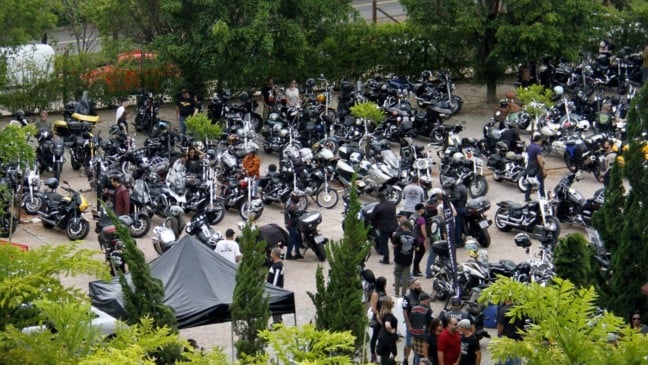 Encontro de motociclistas no Espaço Brunholi em Jundiaí
